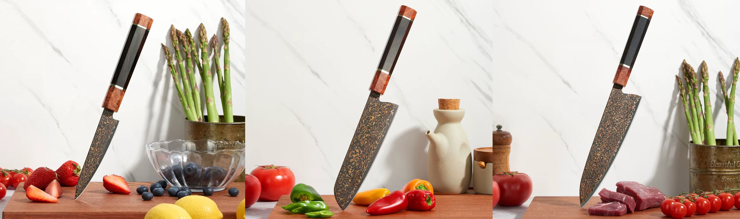 Sada nožů Cu Copper 02